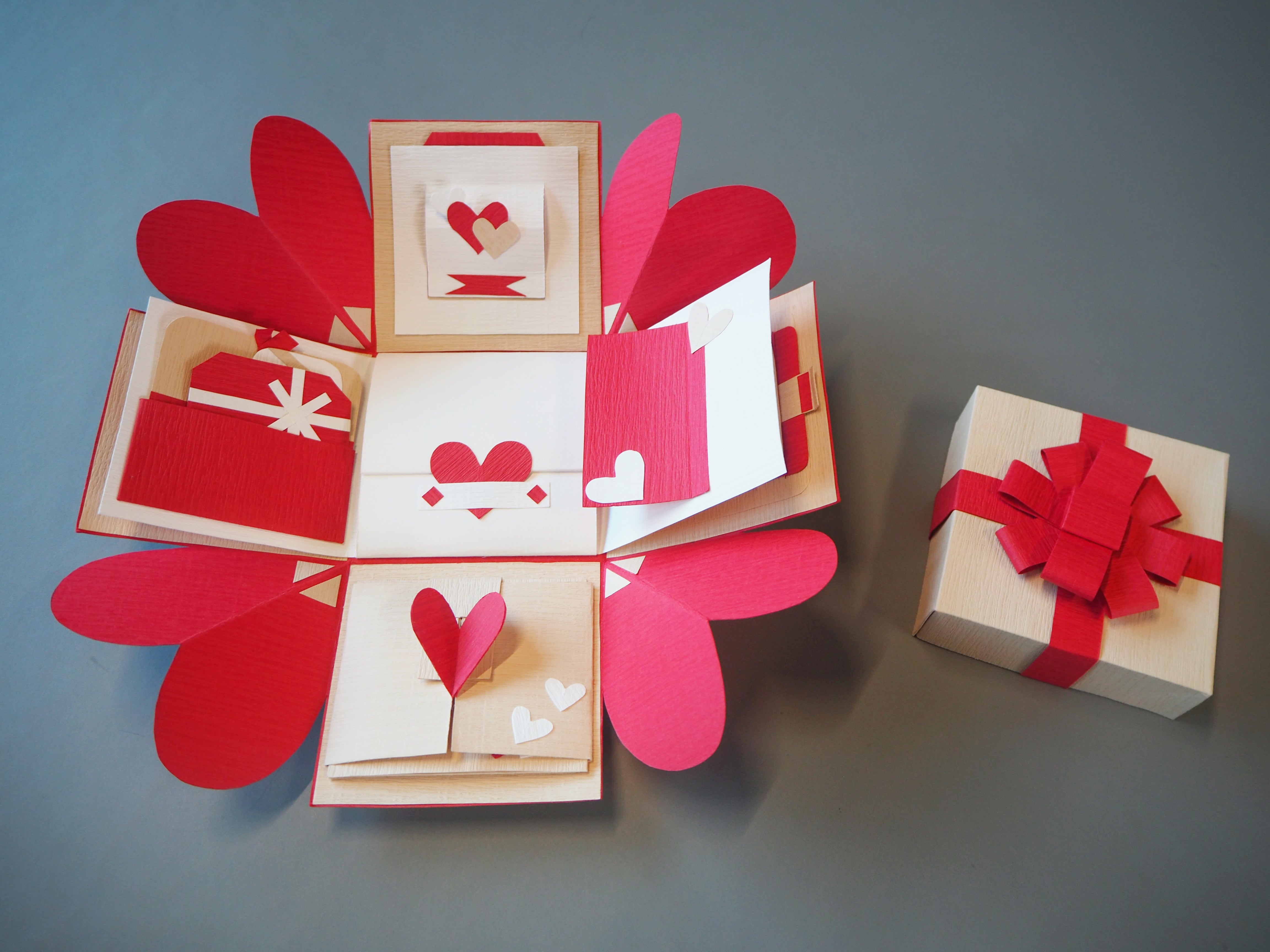 Origami box heart deals
