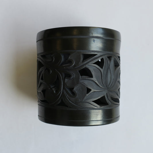 Traditional Chinese Handcrafted Black Clay - Pen Holder