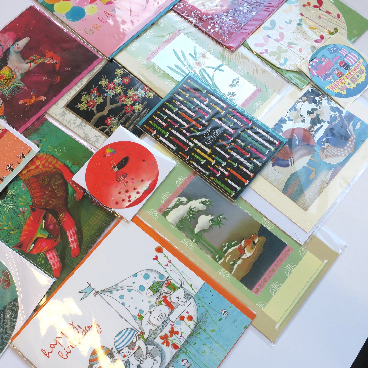 Greeting cards bundle, Japanese cards, French cards