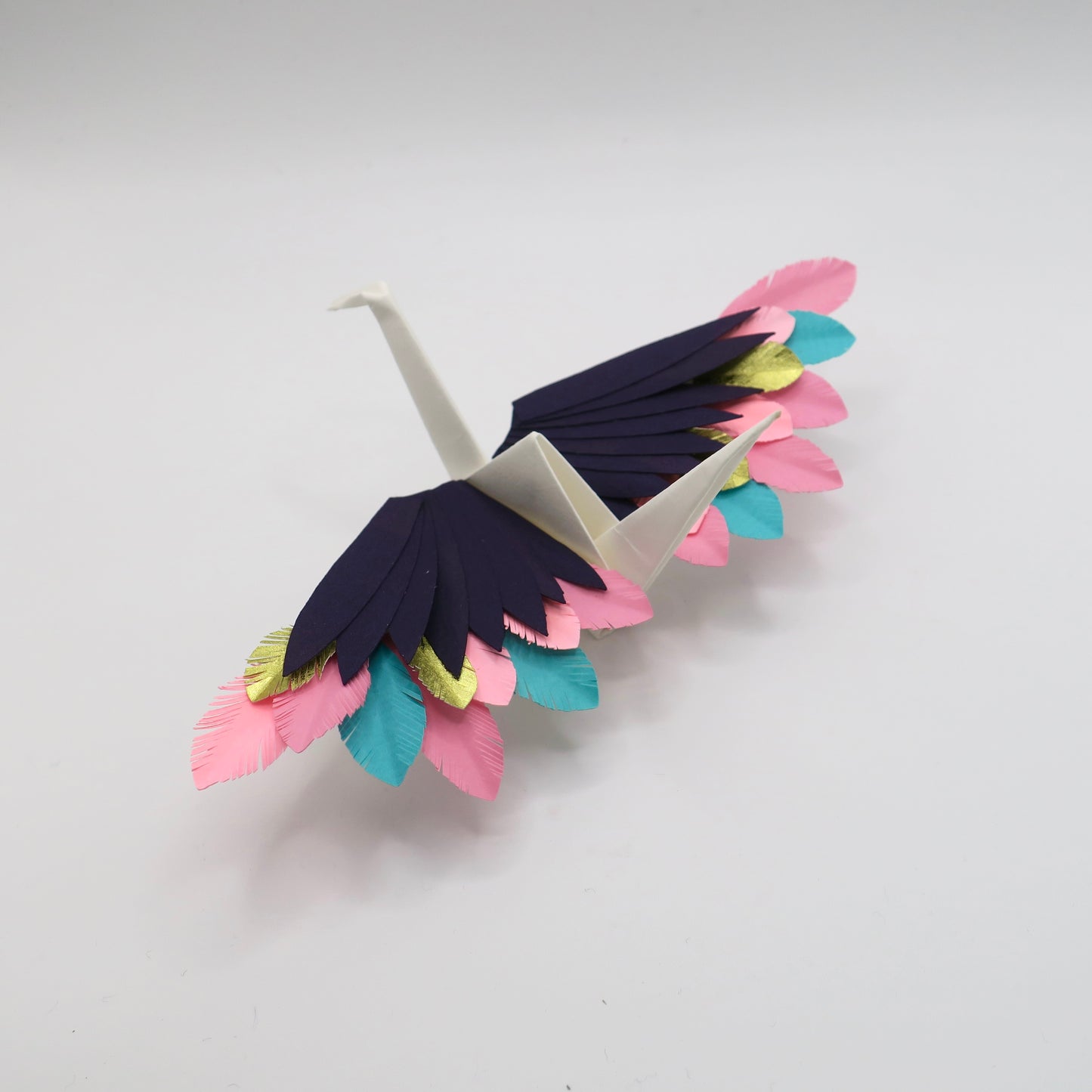 Grue à Plumes Origami - Soleil