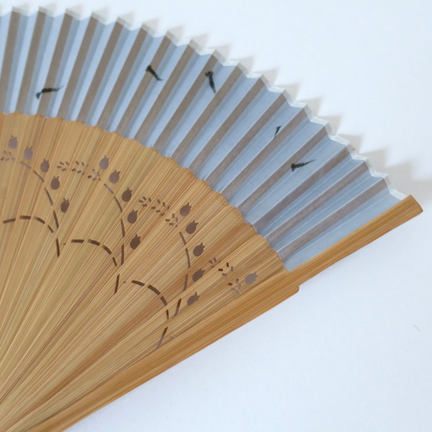 New Folding Fan - Blue fish