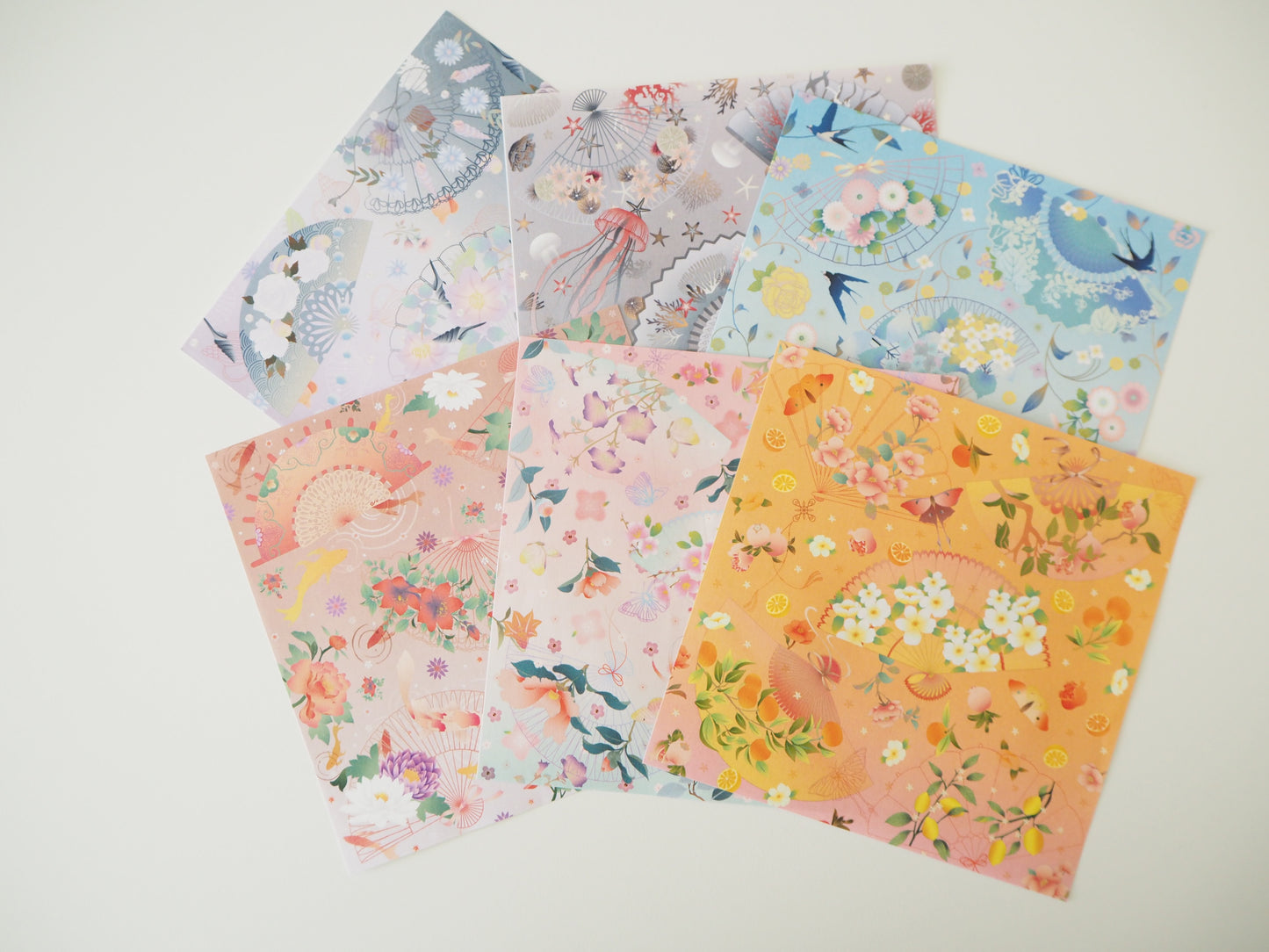 Garden Party Origami paper Pack, Versailles Soiree 15x15cm