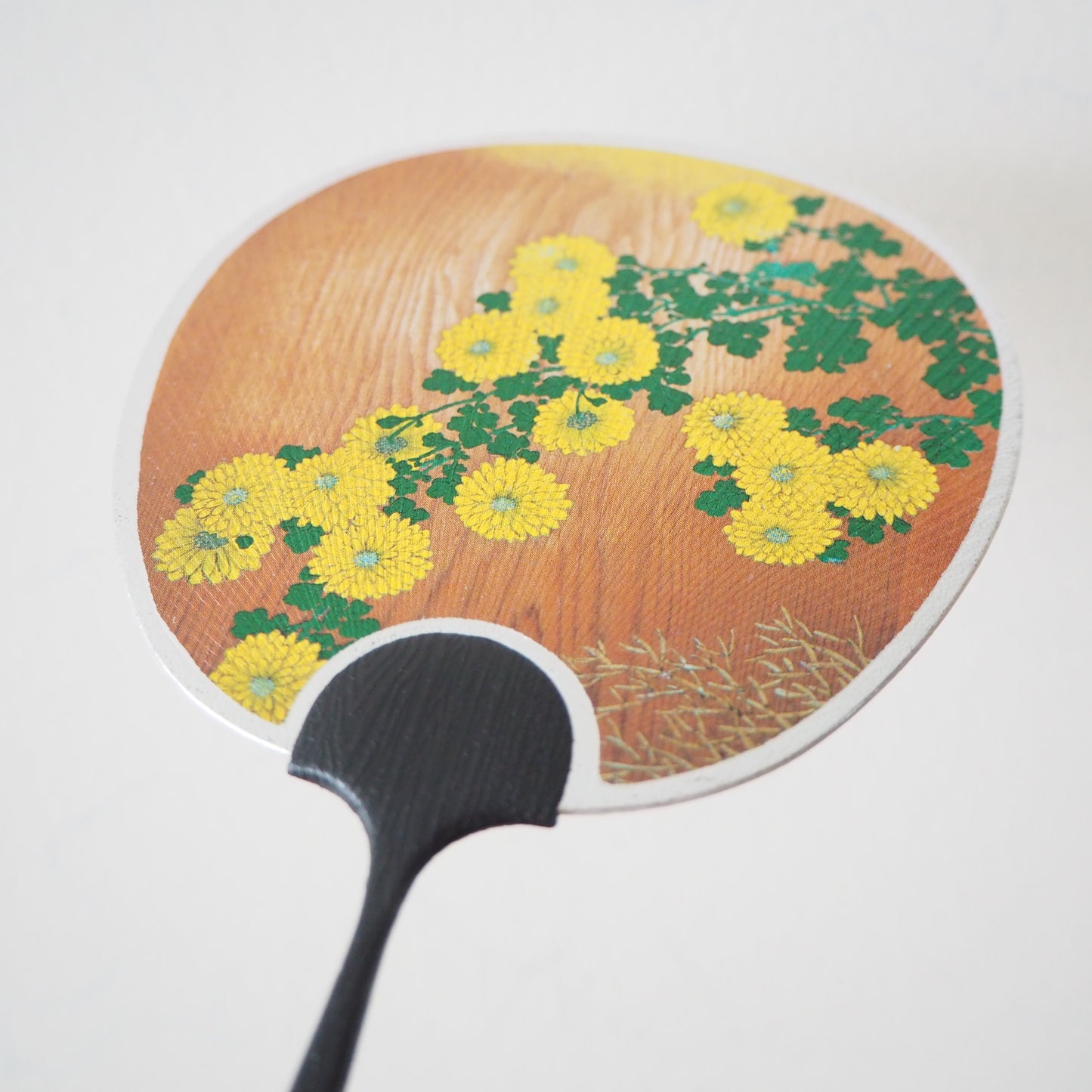 Tarjeta de felicitación pequeña para abanico Uchiwa -Bellis daisy