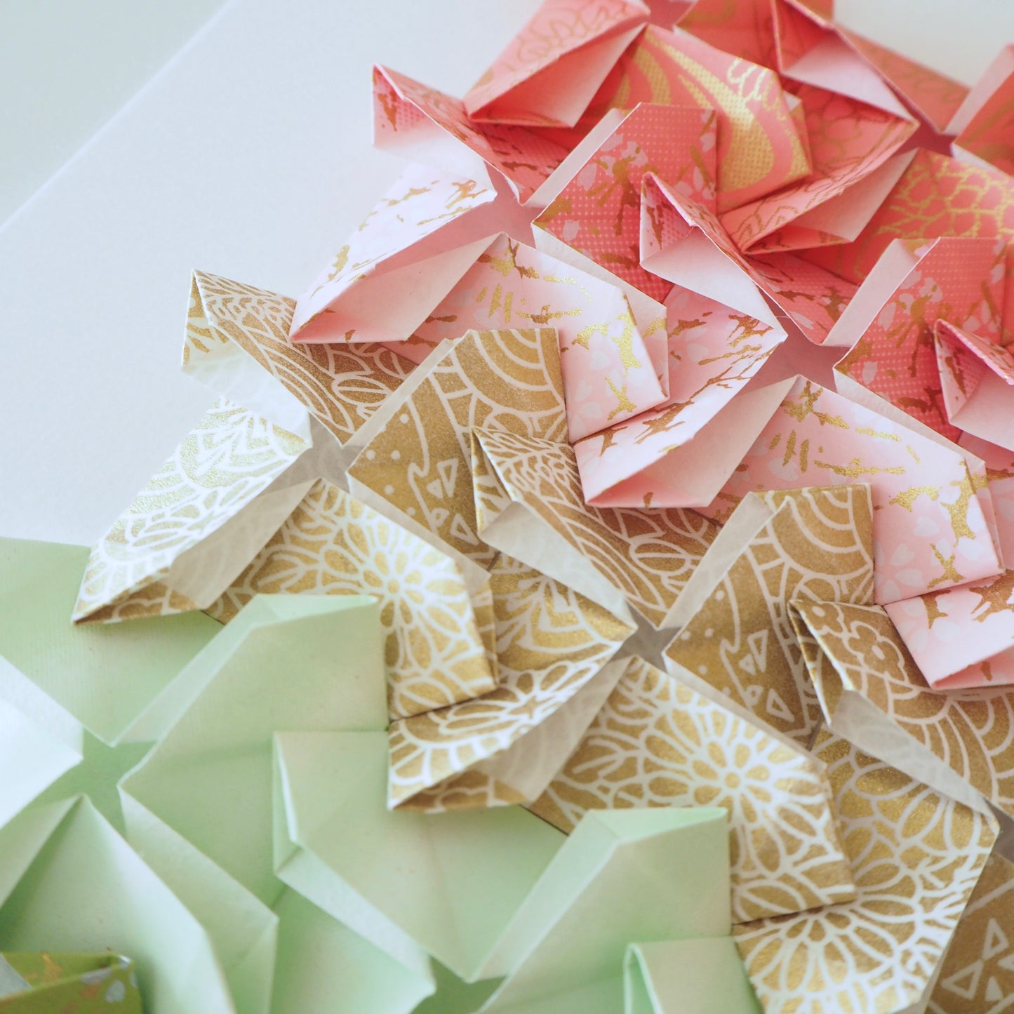 Origami Windmill Tiles Artwork - Candy