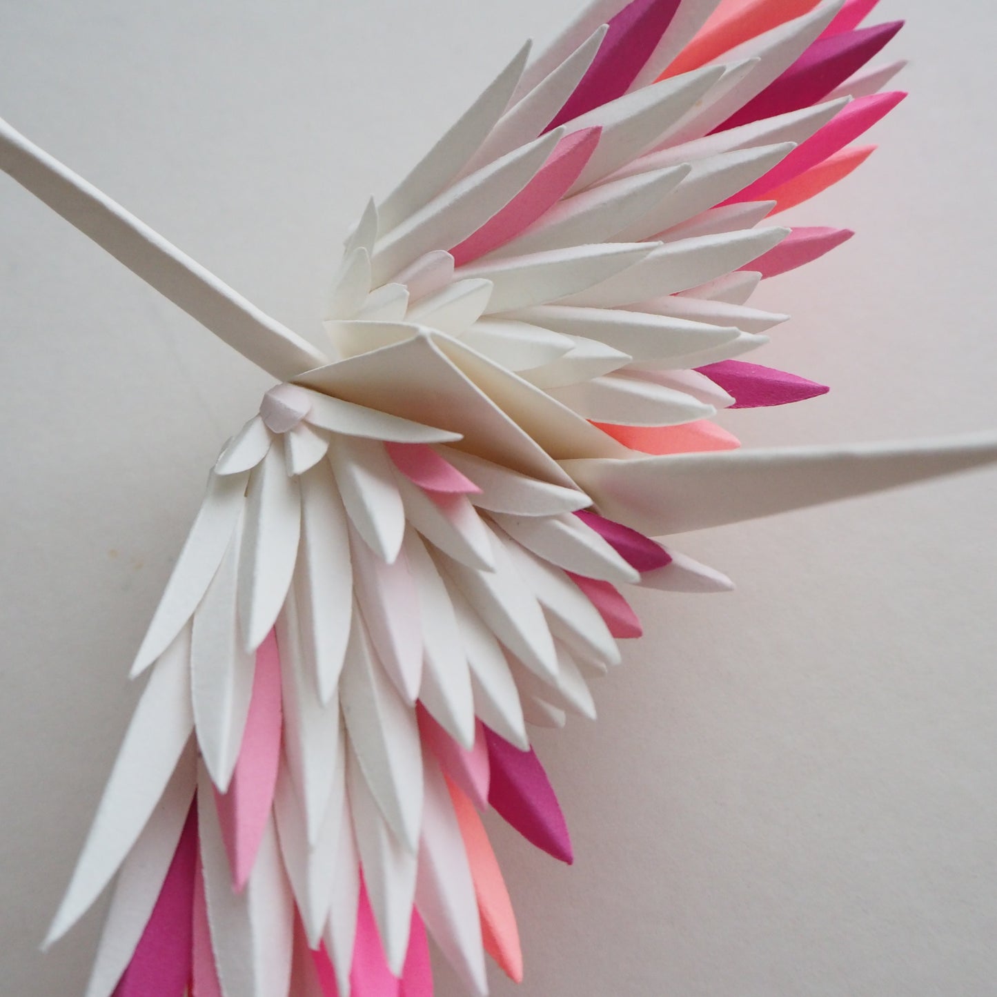 Origami Feathered Crane - Pink Mix
