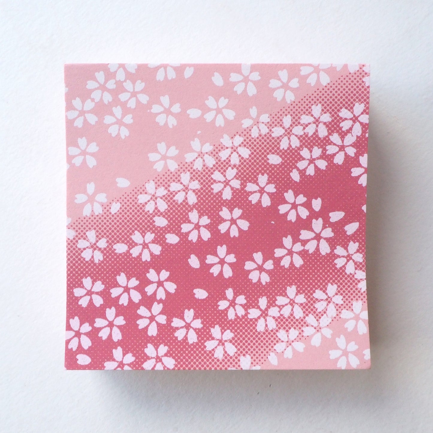 Pack of 100 Sheets 7x7cm Yuzen Washi Origami Paper HZ-068 - Small Cherry Blossom Purple Gradation - washi paper - Lavender Home London