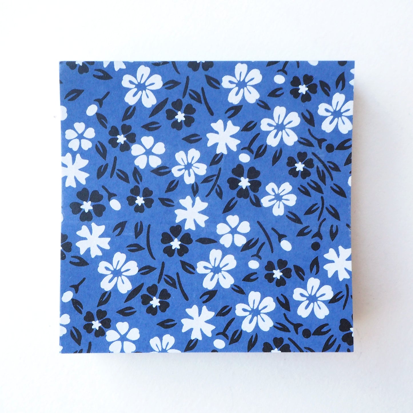 Pack of 100 Sheets 7x7cm Yuzen Washi Origami Paper HZ-156 - Night Cherry Blossom - washi paper - Lavender Home London