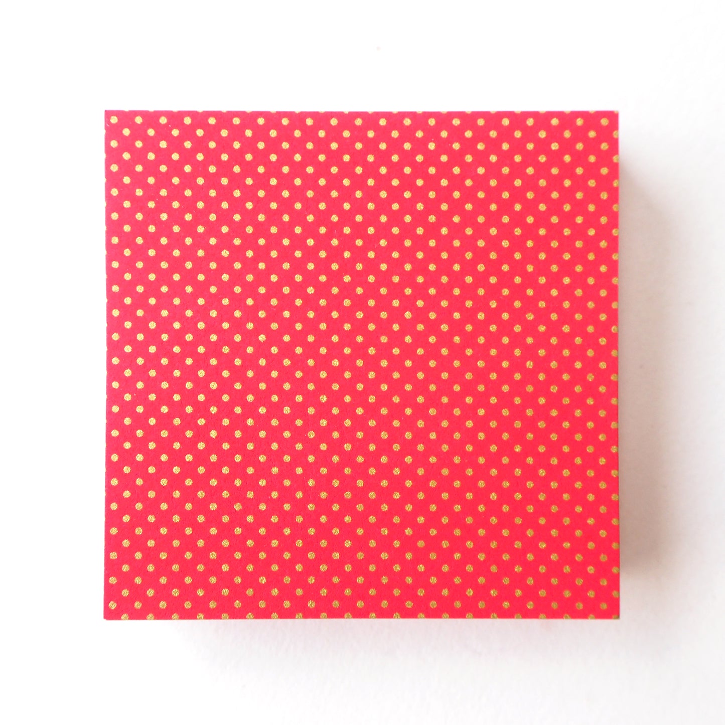 Pack of 100 Sheets 7x7cm Yuzen Washi Origami Paper HZ-281 - Small Polka Dot Burgundy - washi paper - Lavender Home London