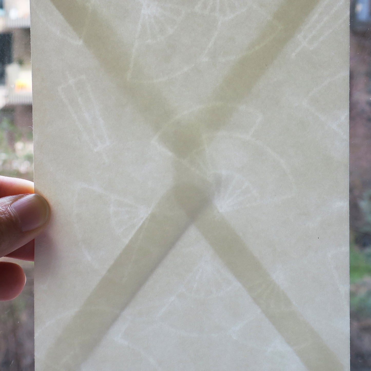 Tarjeta de felicitación pequeña para abanico Uchiwa - Vestido floral