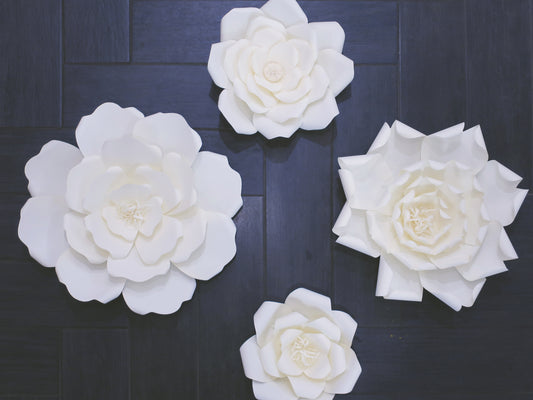 Paper Flower for Back drop, wedding decorations, party decorations London