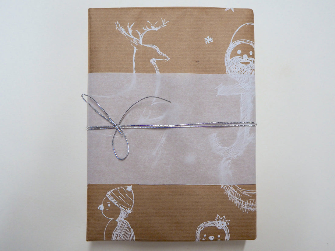 CHRISTMAS GIFT WRAPPING - DAY 24 - DIY WRAPPING PAPER