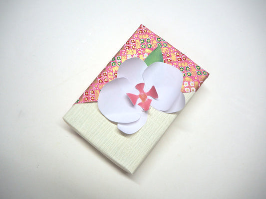 CHRISTMAS GIFT WRAPPING - DAY 14 - DUAL WRAPPING WITH PAPER ORCHID DECORATION