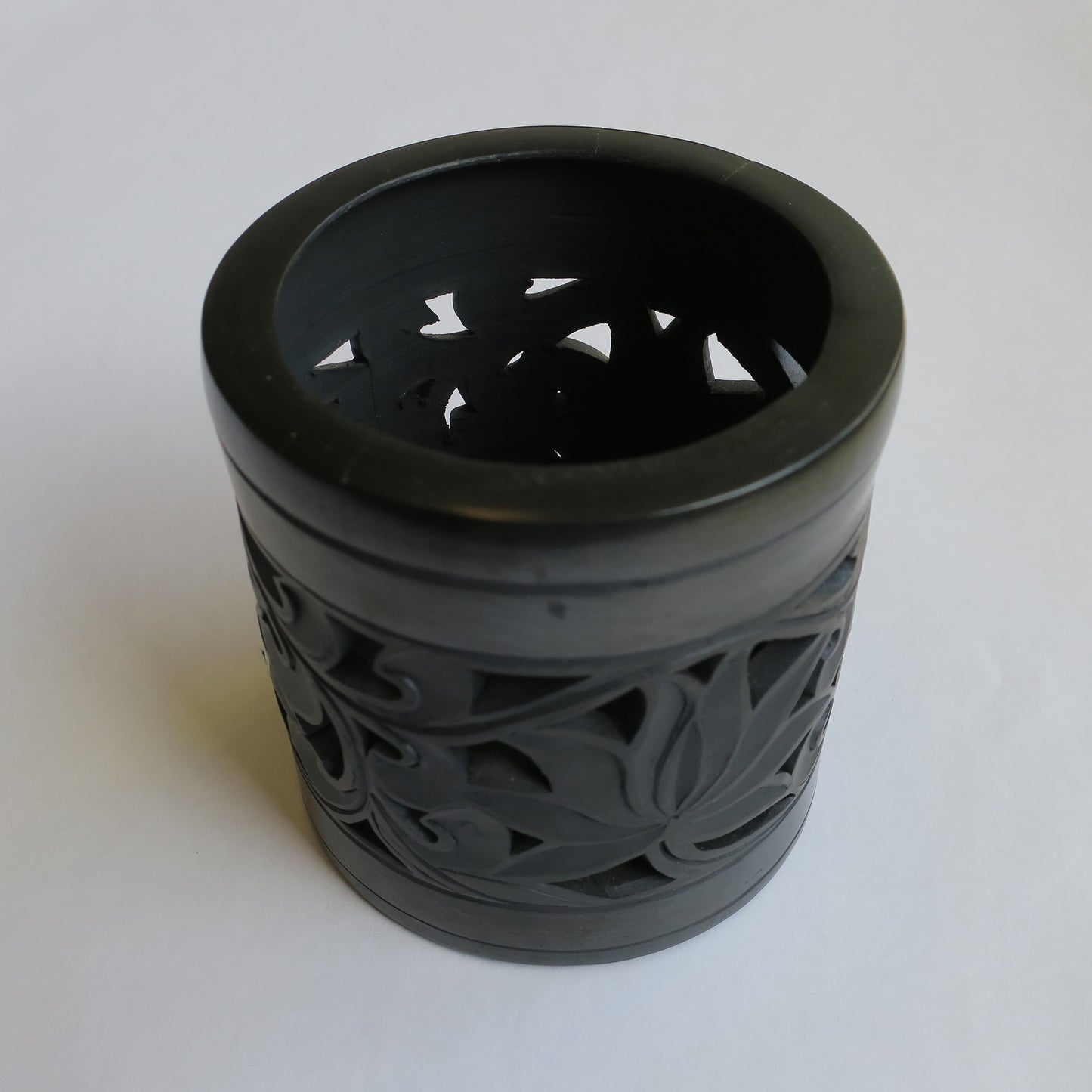 Traditional Chinese Handcrafted Black Clay - Pen Holder
