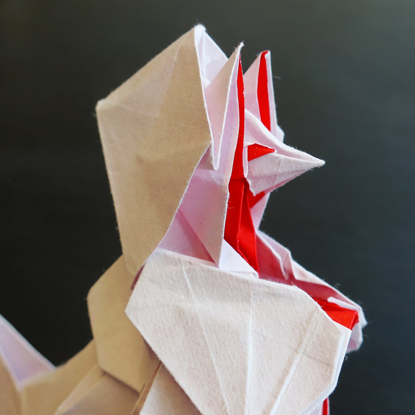 Modèle origami complexe, kit de bricolage de mariage de Fox 