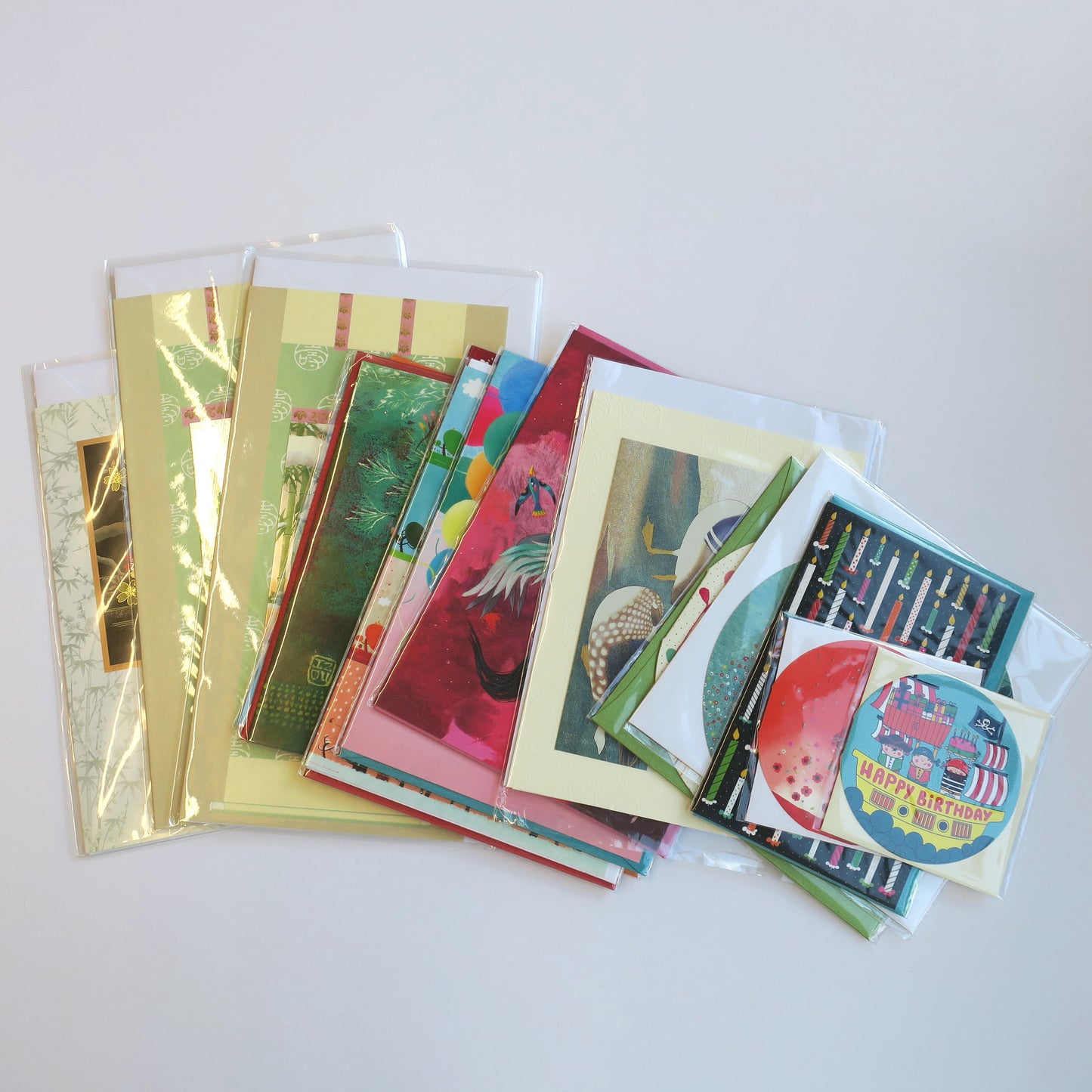 Greeting cards bundle, Japanese cards, French cards