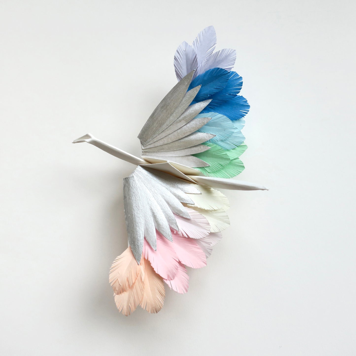 Paper Feathered Crane - Unicorn