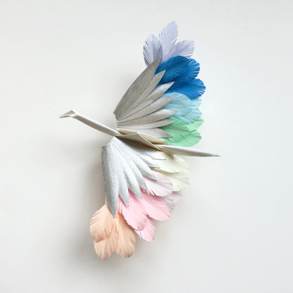 Paper Feathered Crane - Unicorn