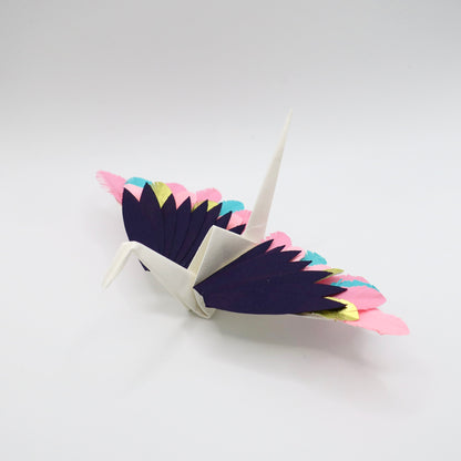 Paper Feathered Crane - Opulence