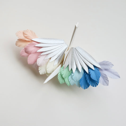 Paper Feathered Crane - Unicorn