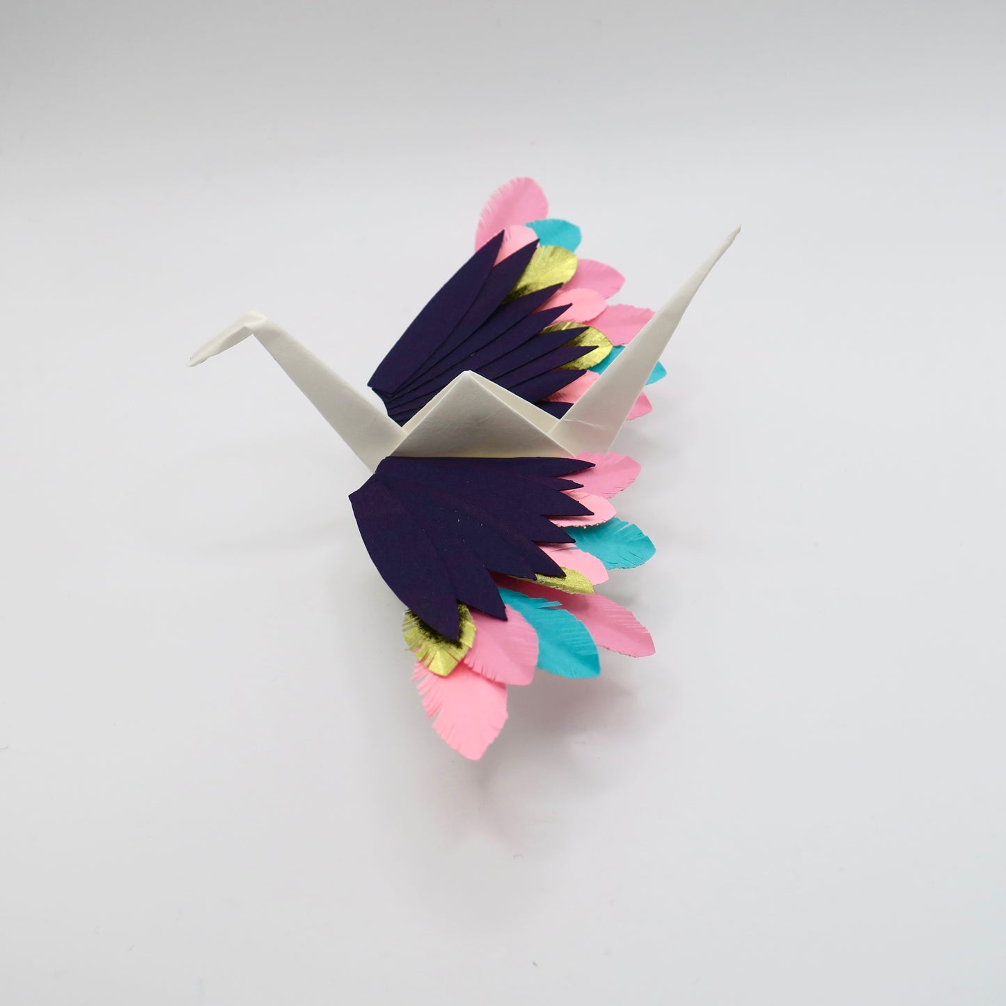 Paper Feathered Crane - Opulence