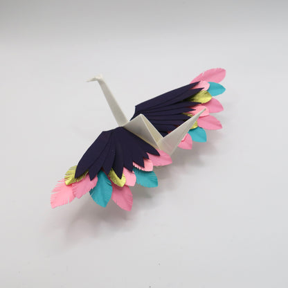 Paper Feathered Crane - Opulence