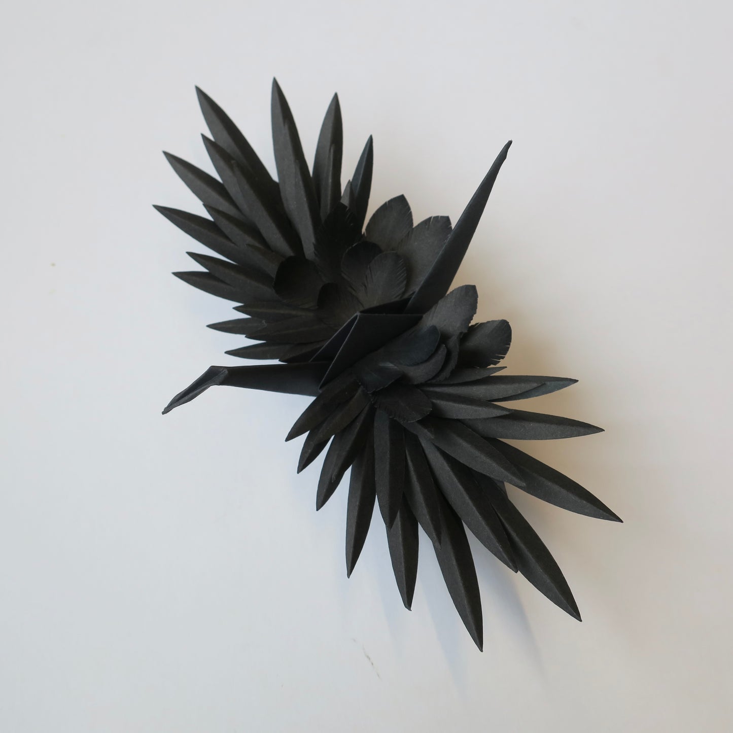 Paper Feathered Crane - Ebony
