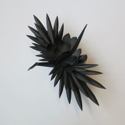 Paper Feathered Crane - Ebony