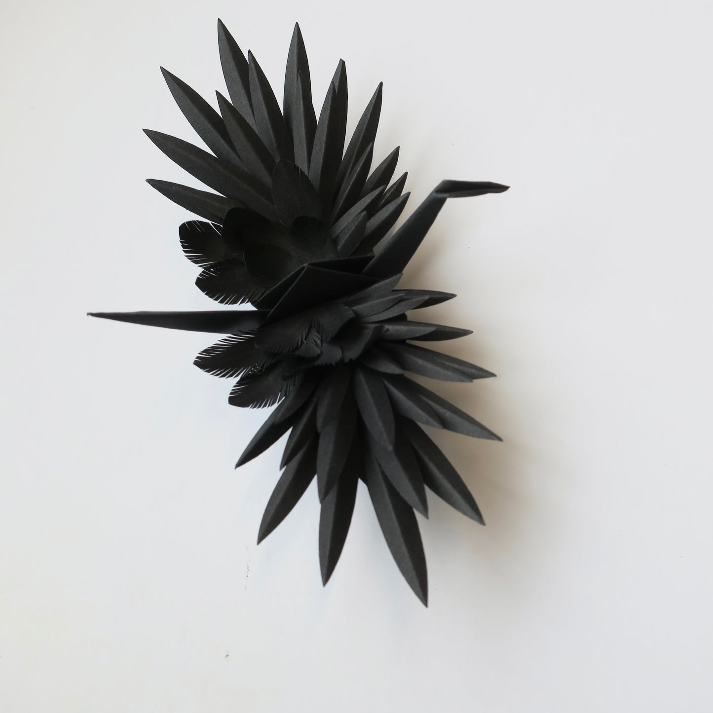 Paper Feathered Crane - Ebony