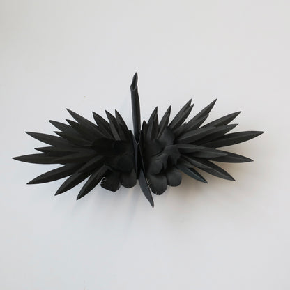 Paper Feathered Crane - Ebony