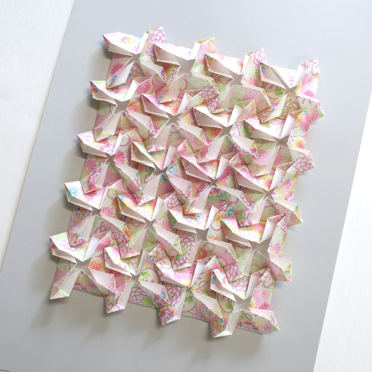 Origami Windmill Tiles - Chrysanthemum