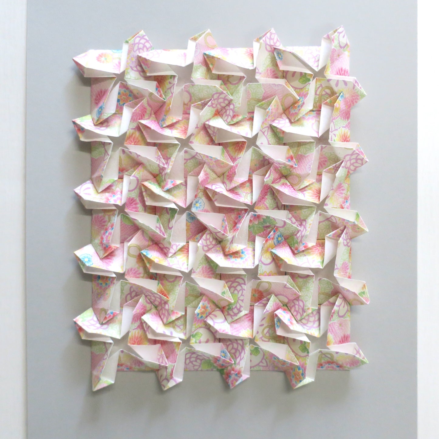 Origami Windmill Tiles - Chrysanthemum