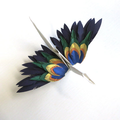 Grulla Emplumada De Origami - Unicornio