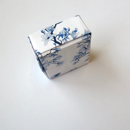 Origami Box - Blue and white Patterns