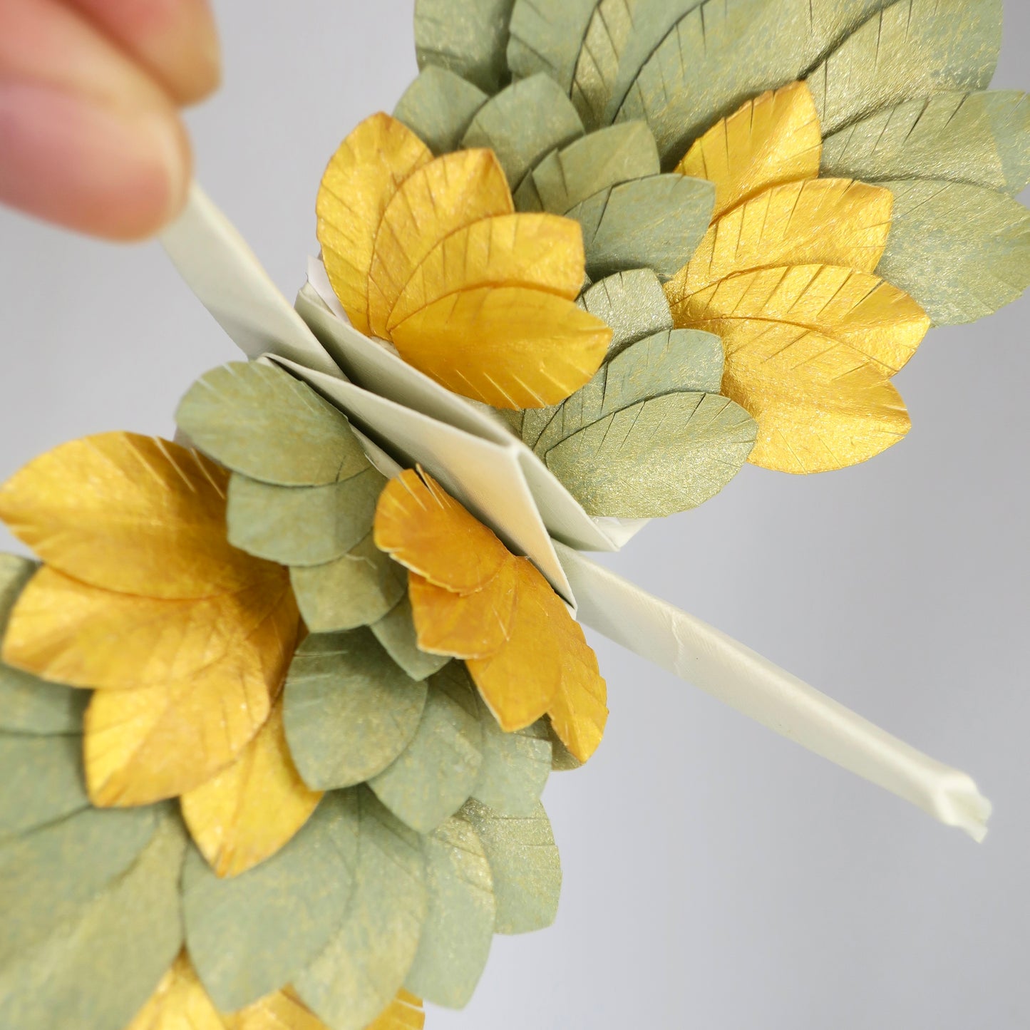 Grue à Plumes Origami - Soleil