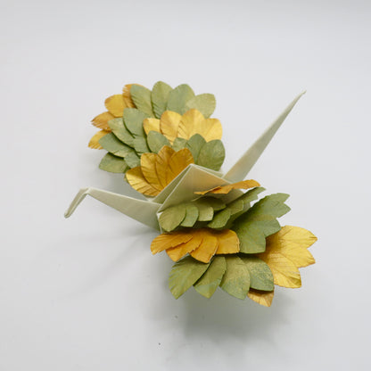 Grue à Plumes Origami - Soleil