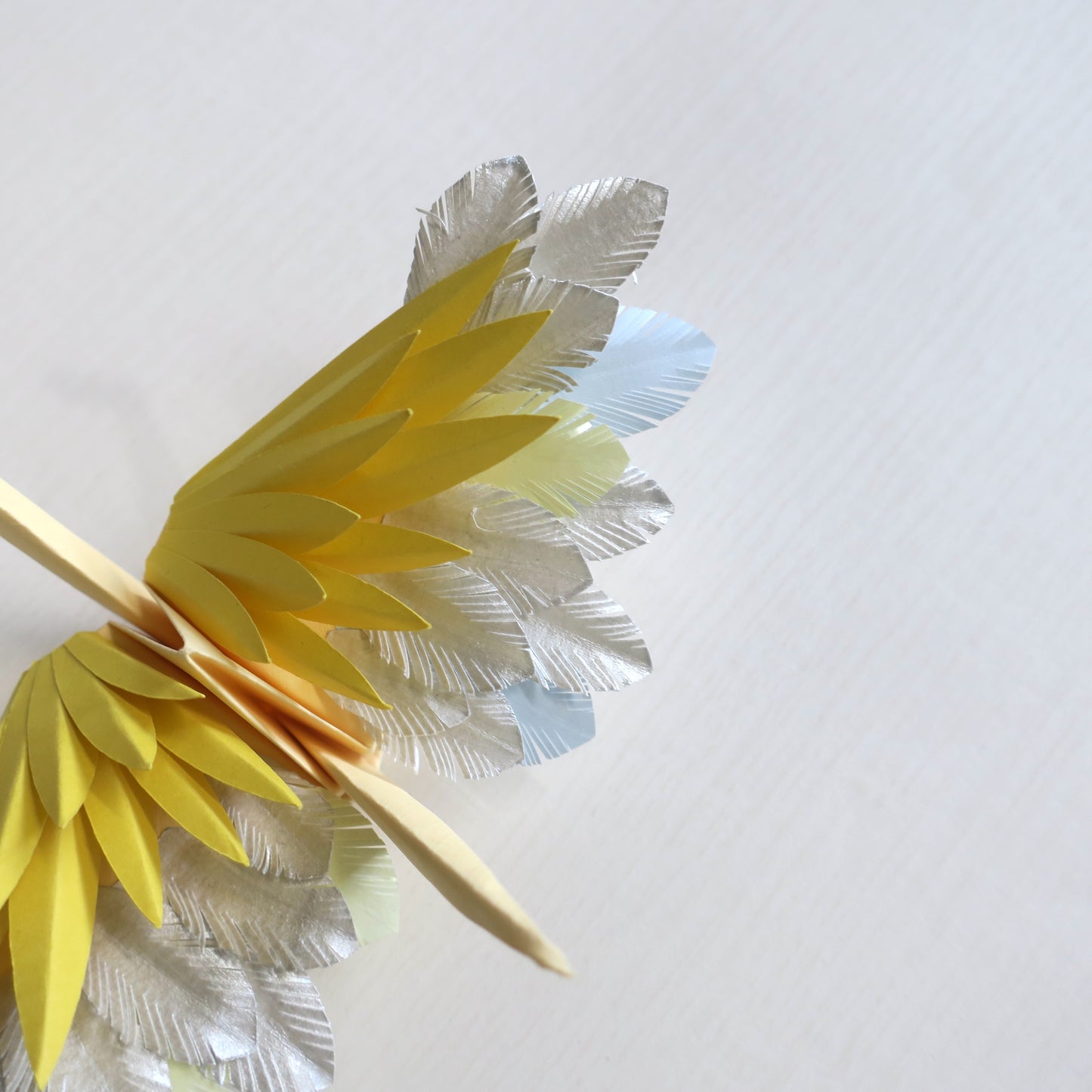 Origami Feathered Crane - Moon