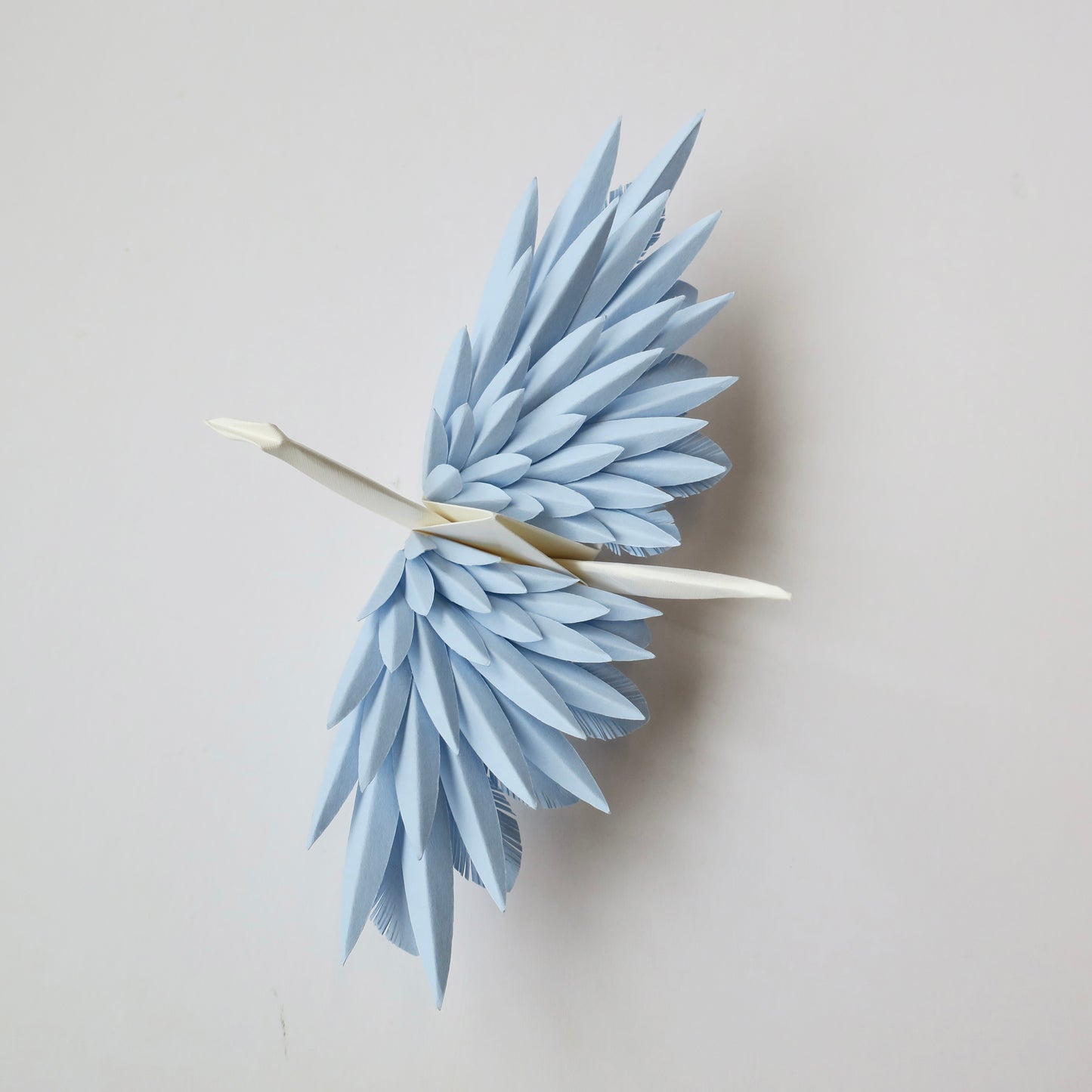 Paper Feathered Crane - Baby blue