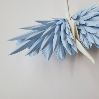 Paper Feathered Crane - Baby blue
