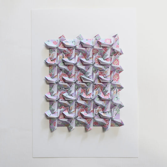 Origami Windmill Tiles - Lilac