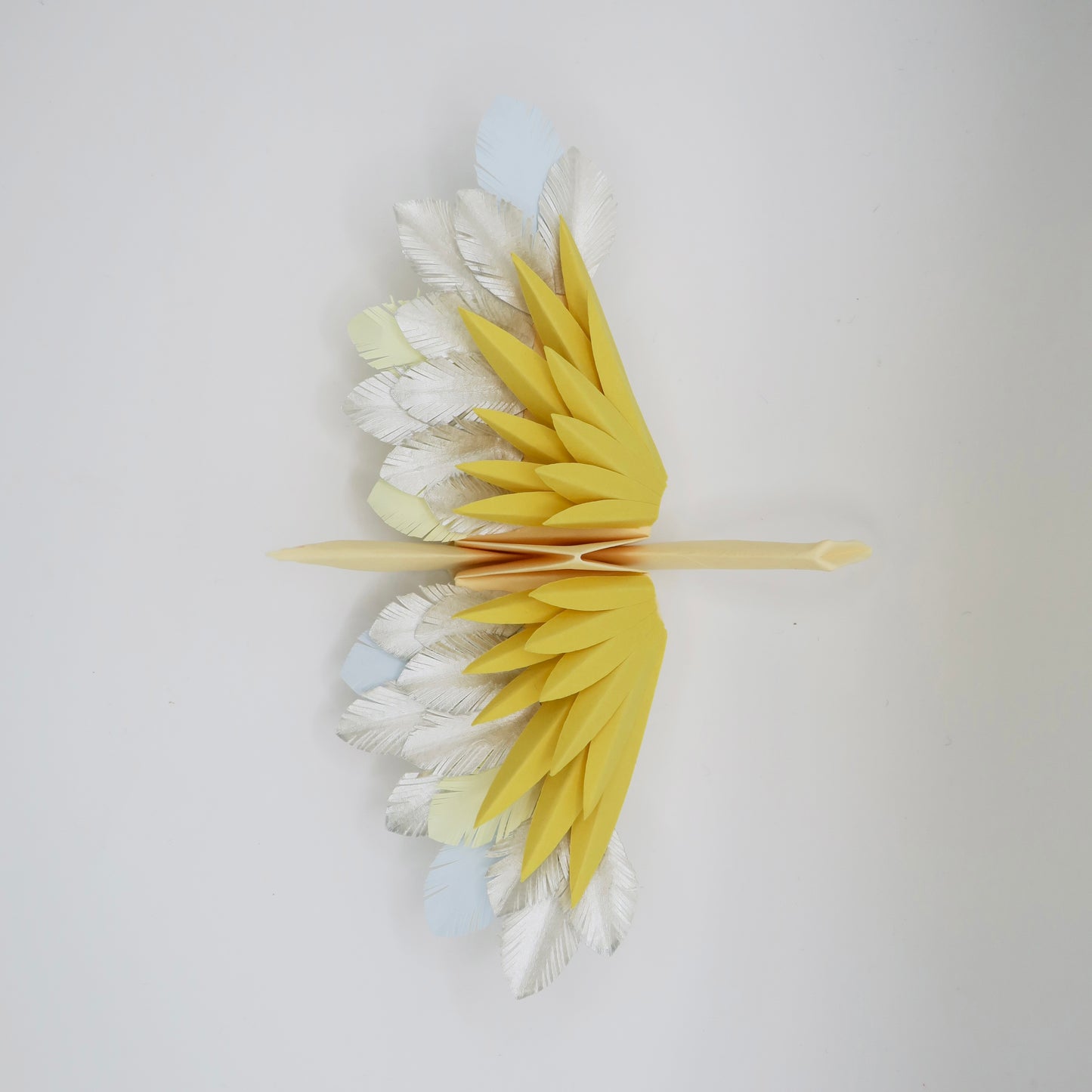 Grue à Plumes Origami - Soleil