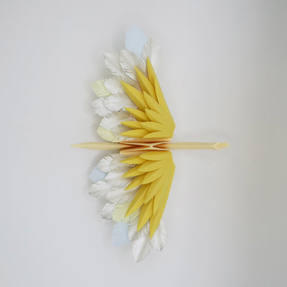 Grue à Plumes Origami - Soleil