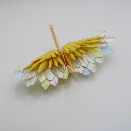 Grue à Plumes Origami - Soleil