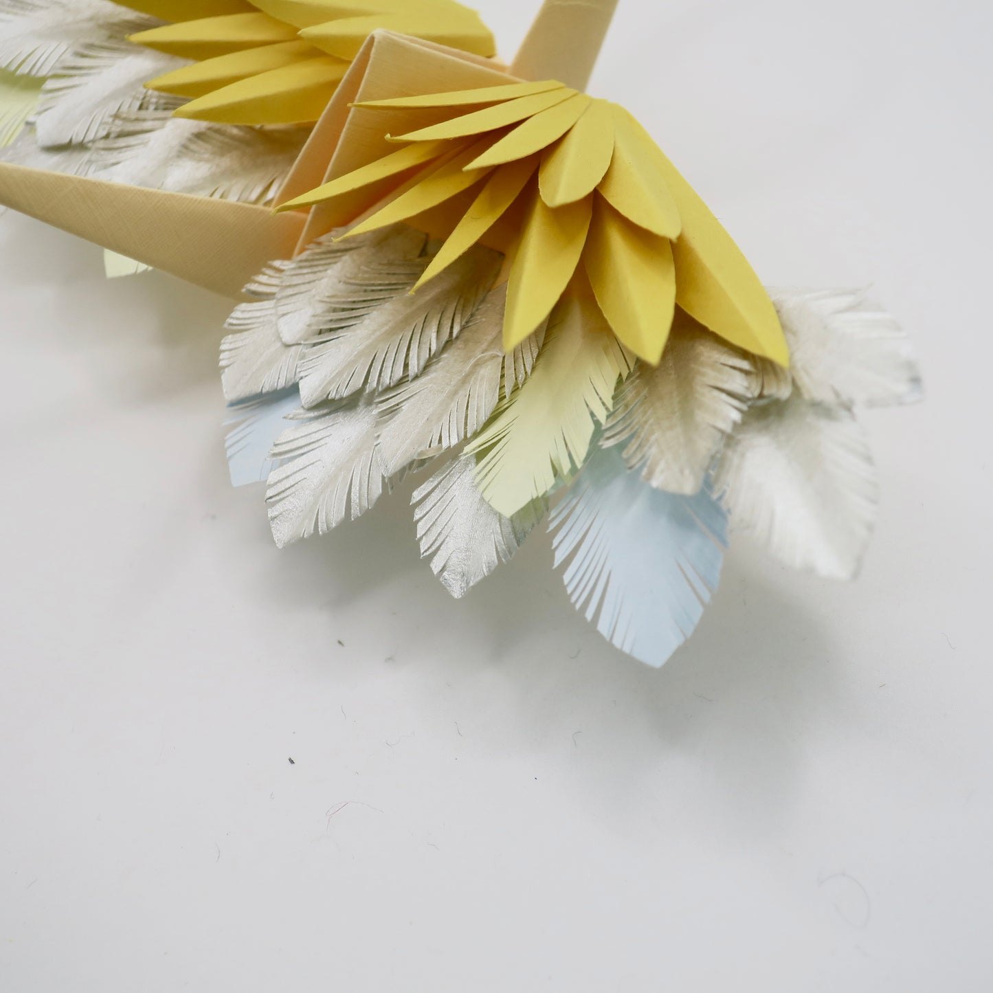 Grue à Plumes Origami - Soleil