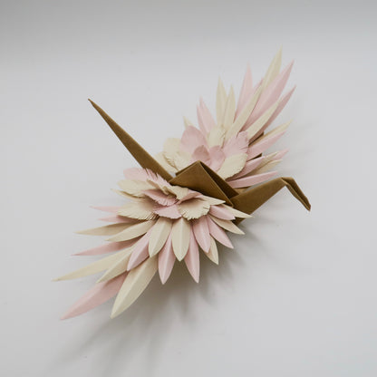 Paper Feathered Crane - Desert