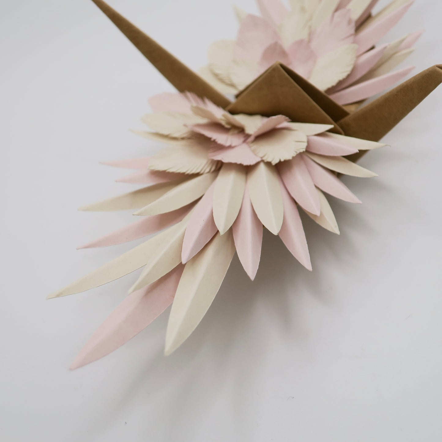 Paper Feathered Crane - Desert
