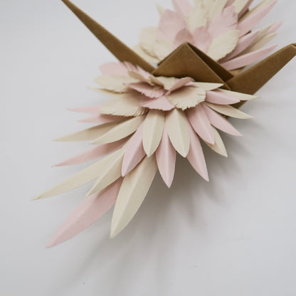 Paper Feathered Crane - Desert
