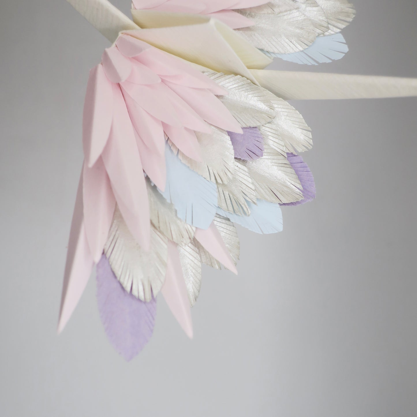 Paper Feathered Crane - Baby pink