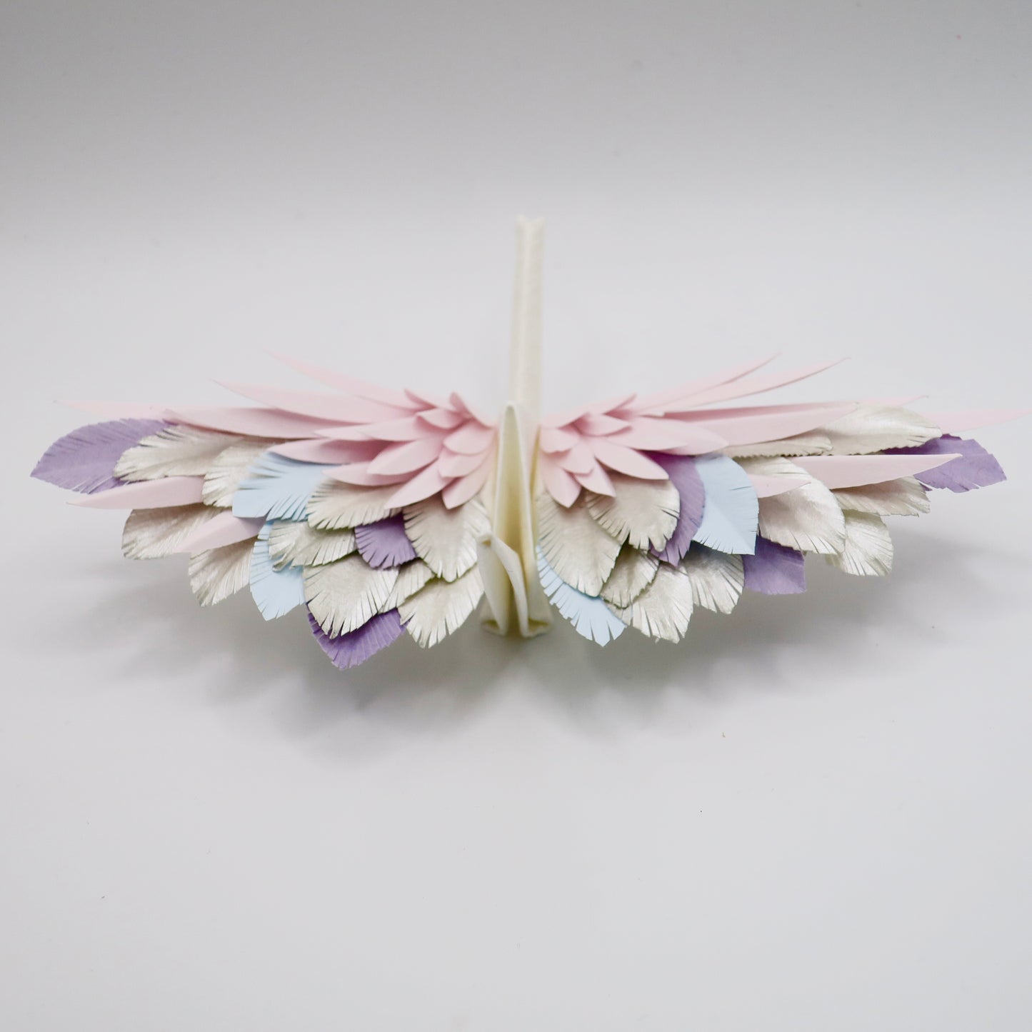 Paper Feathered Crane - Baby pink