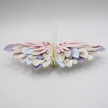 Paper Feathered Crane - Baby pink