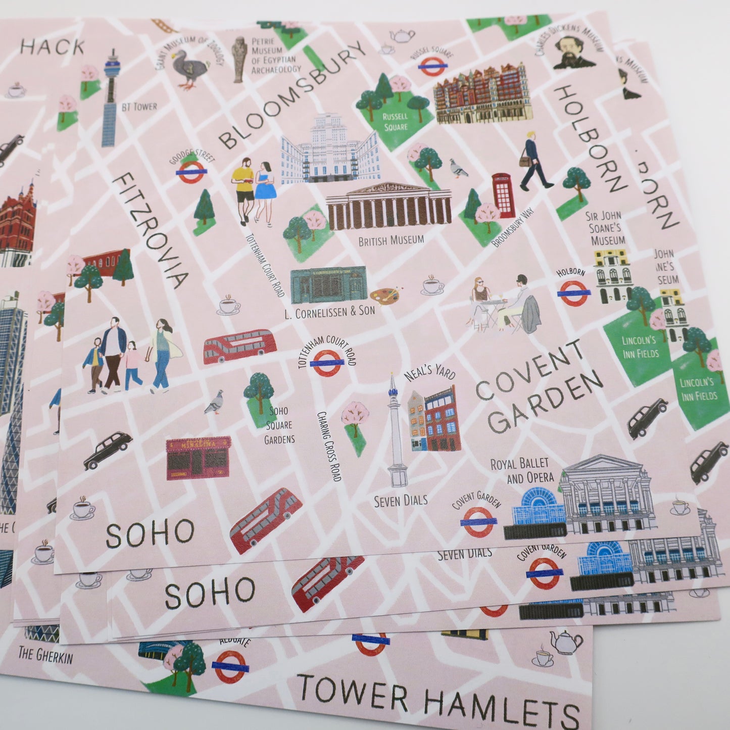 London Calling Vol. 1, London Maps Origami Paper Pack